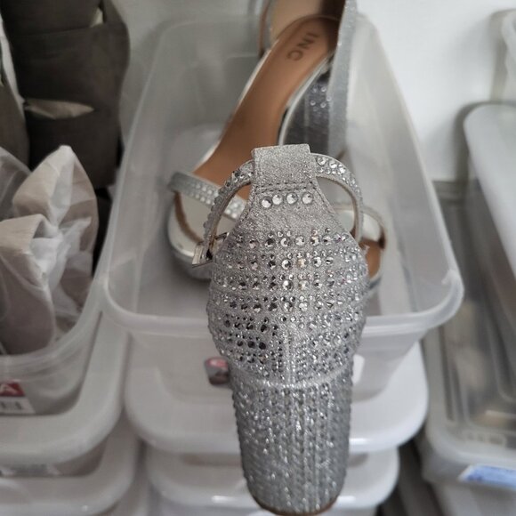 INC Rhinestone Platform Heels - Picture 3 of 5
